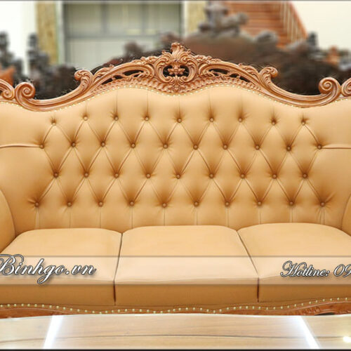 Sofa gỗ Hương tân cổ điển