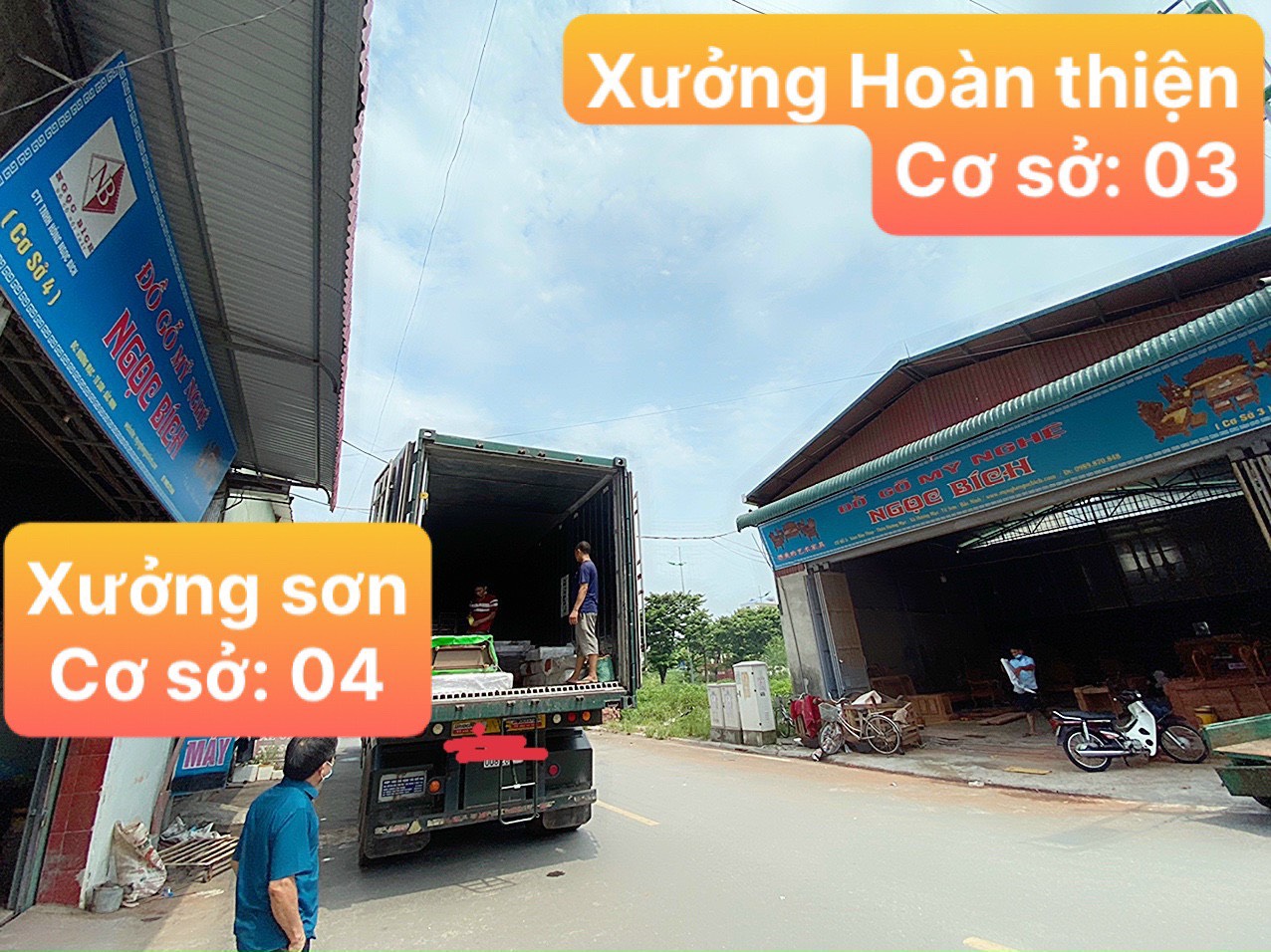 Xưởng sản xuất Đồ Gỗ Ngọc Bích – phân xưởng 3 và 4 tại Phường Hương Mạc – TP Từ Sơn – Bắc Ninh.