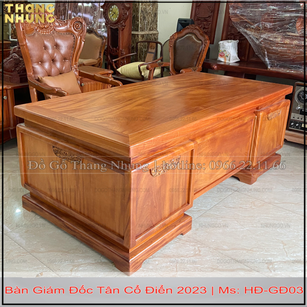 Báo giá bàn chủ tịch gỗ gõ đỏ là giá tại xưởng sản xuất tại là nghề Từ Sơn Bắc Ninh