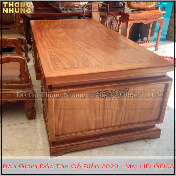 Báo giá bàn làm việc giám đốc gỗ tự nhiên là giá tại xưởng sản xuất tại là nghề Từ Sơn Bắc Ninh