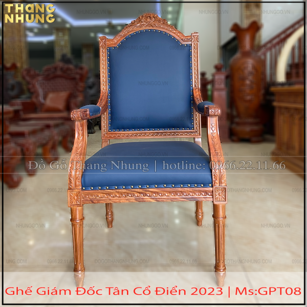 Báo giá ghế Putin gỗ gõ đỏ bọc da xanh là giá tại cơ sở sản xuất trực tiếp tại làng nghề gỗ Đồng Kỵ, Từ Sơn, Bắc Ninh