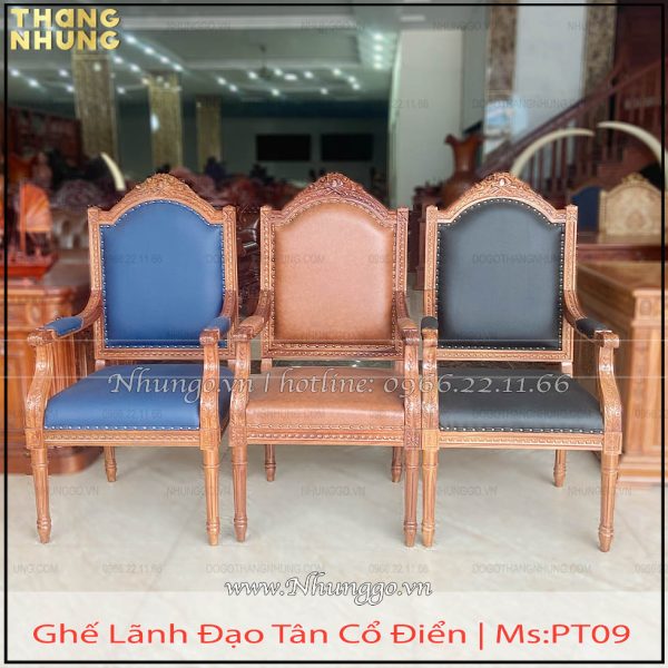 Ghế giám đốc mẫu Putin gỗ gõ đỏ tại Bắc Ninh thiết kế kiểu dáng nhẹ nhàng phù hợp với cả giám đốc Nam và Nữ