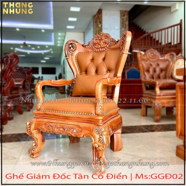 Ghế giám đốc mẫu hiện đại tại Hà Nội-ggd02 được thiết kế bởi các kiến trúc sư vừa giỏi nghề vừa giỏi chuyên môn