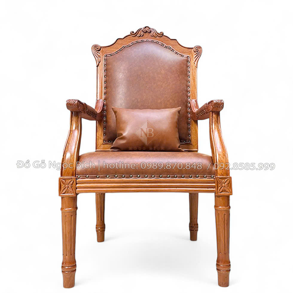 Kiểu dáng ghế tạo cảm giác nhẹ nhàng nhưng vẫn vững chãi