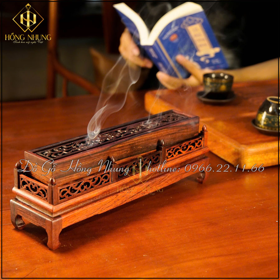 Lư hương ngang đốt trầm